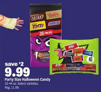 Meijer Party Size Halloween Candy offer