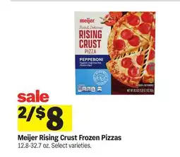 Meijer Meijer Rising Crust Frozen Pizzas offer