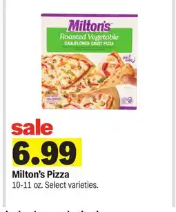 Meijer Milton's Pizza offer