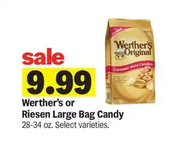 Meijer Werther's or Riesen Large Bag Candy offer