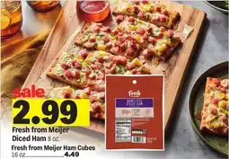 Meijer Fresh from Meijer Ham Cubes offer