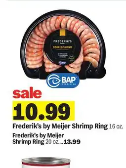 Meijer Frederik's by Meijer Shrimp Ring offer