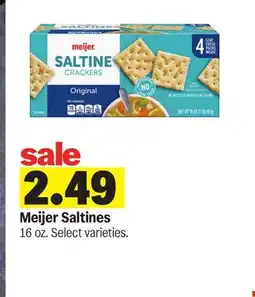Meijer Meijer Saltines offer