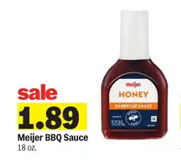 Meijer Meijer BBQ Sauce offer