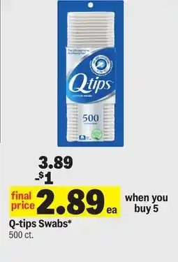 Meijer Q-tips Swabs offer
