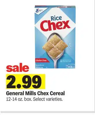 Meijer General Mills Chex Cereal offer