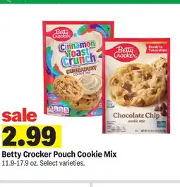 Meijer Betty Crocker Pouch Cookie Mix offer