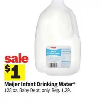 Meijer Meijer Infant Drinking Water offer