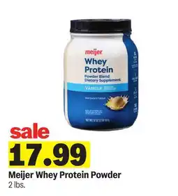 Meijer Meijer Whey Protein Powder offer