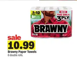 Meijer Brawny Paper Towels offer