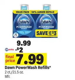 Meijer Dawn PowerWash Refills offer