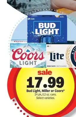 Meijer Bud Light, Miller or Coors offer