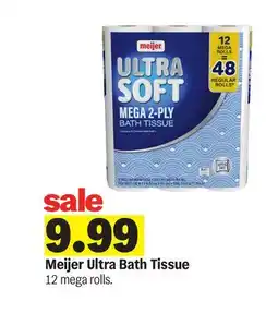 Meijer Meijer Ultra Bath Tissue offer