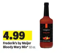 Meijer Frederik's by Meijer Bloody Mary Mix offer