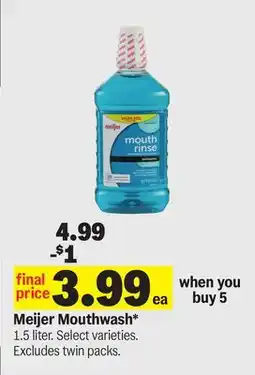 Meijer Meijer Mouthwash offer