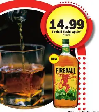 Meijer Fireball Blazin' Apple offer