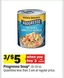 Meijer Progresso Soup offer