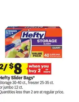 Meijer Hefty Slider Bags offer