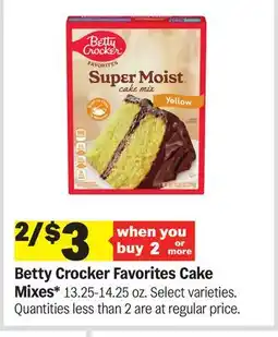 Meijer Betty Crocker Favorites Cake Mixes offer