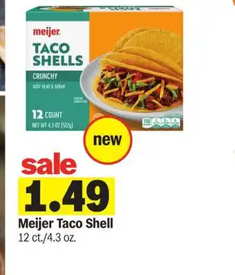 Meijer Meijer Taco Shell offer