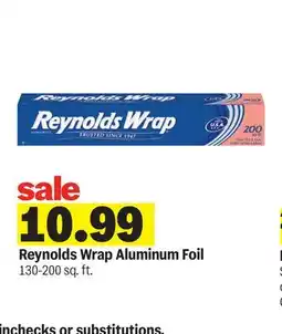Meijer Reynolds Wrap Aluminum Foil offer