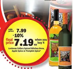 Meijer Leelanau Cellars Spiced Witches Brew, Apple Spice or Pumpkin Spice offer