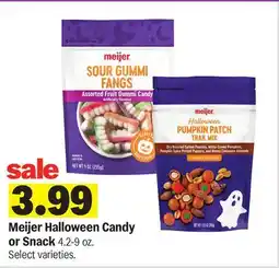 Meijer Meijer Halloween Candy or Snack offer