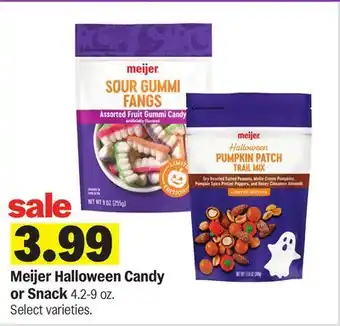 Meijer Meijer Halloween Candy or Snack offer