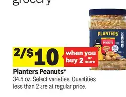 Meijer Planters Peanuts offer