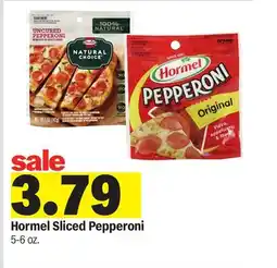 Meijer Hormel Sliced Pepperoni offer