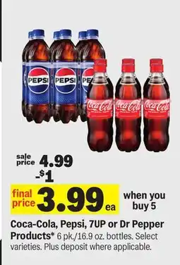 Meijer Coca-Cola, Pepsi, 7UP or Dr Pepper Products offer