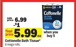 Meijer Cottonelle Bath Tissue offer