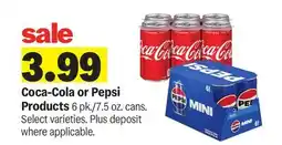 Meijer Coca-Cola or Pepsi Products offer