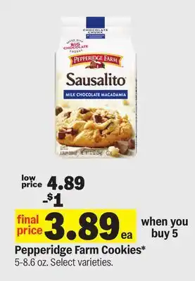 Meijer Pepperidge Farm Cookies offer