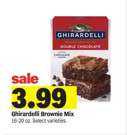 Meijer Ghirardelli Brownie Mix offer