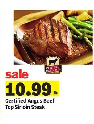 Meijer Certified Angus Beef Top Sirloin Steak offer
