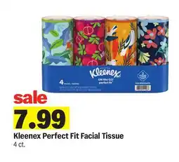 Meijer Kleenex Perfect Fit Facial Tissue offer