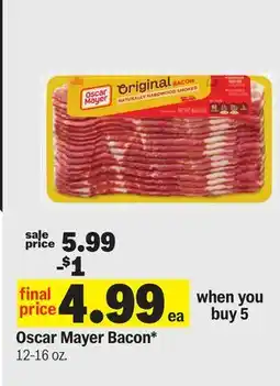 Meijer Oscar Mayer Bacon offer