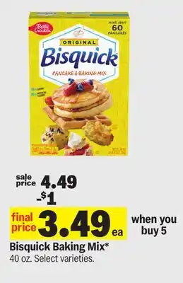 Meijer Bisquick Baking Mix offer
