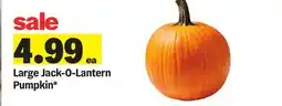 Meijer Large Jack-O-Lantern Pumpkin offer