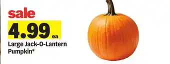 Meijer Large Jack-O-Lantern Pumpkin offer
