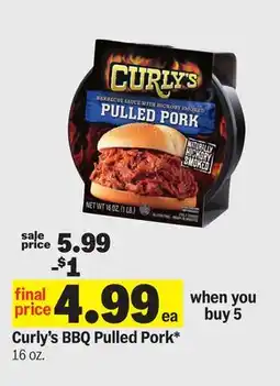 Meijer Curly's BBQ Pulled Pork offer