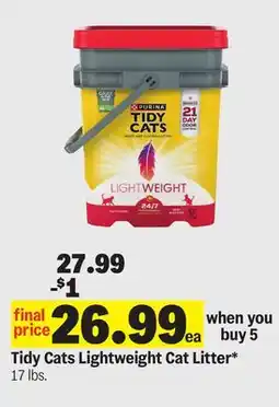 Meijer Tidy Cats Lightweight Cat Litter offer
