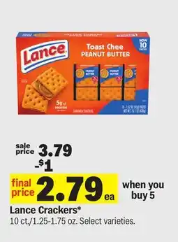 Meijer Lance Crackers offer