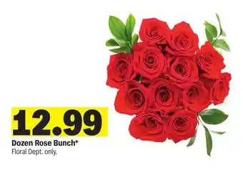 Meijer Dozen Rose Bunch offer