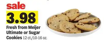 Meijer Fresh from Meijer Ultimate or Sugar Cookies offer