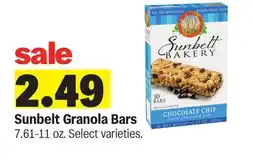 Meijer Sunbelt Granola Bars offer