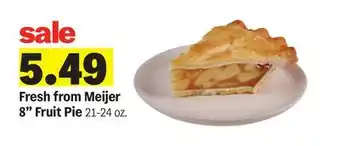 Meijer Fresh from Meijer 8 Fruit Pie offer