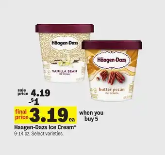 Meijer Haagen-Dazs Ice Cream offer