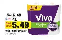 Meijer Viva Paper Towels offer